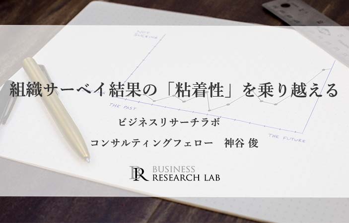 組織サーベイ結果の「粘着性」を乗り越える