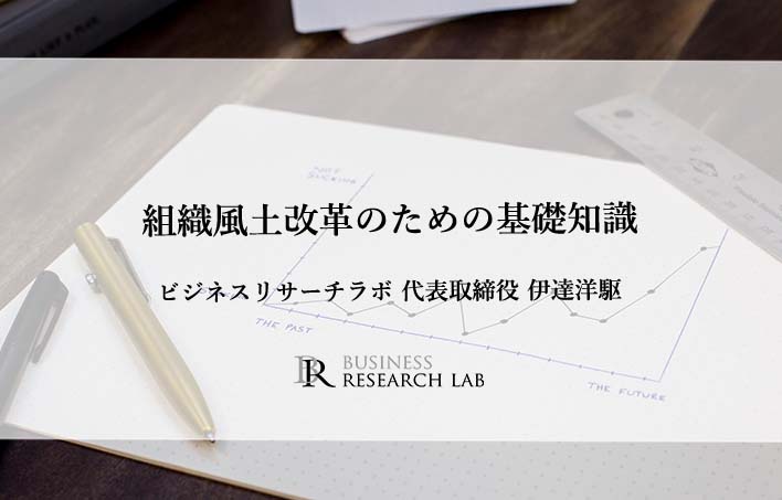 組織風土改革のための基礎知識