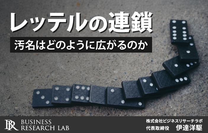 レッテルの連鎖：汚名はどのように広がるのか